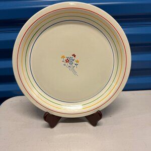 Vintage Epoch Crayons Dinner Plate 10.5" Dishwasher-Safe Oven & Microwave-Safe K